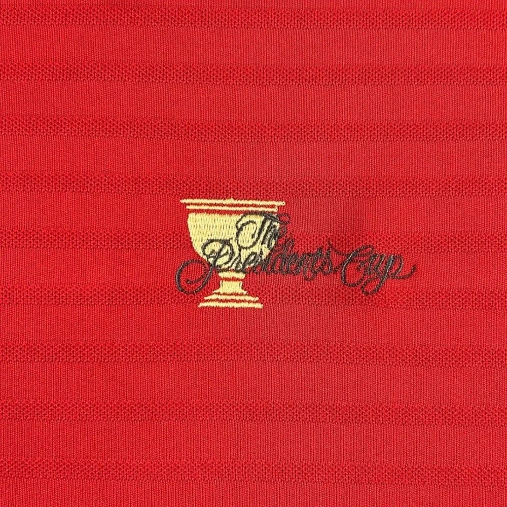 Adidas Climalite Mens Red‎ The Presidents Cup Golf Polo Shirt XL NWT